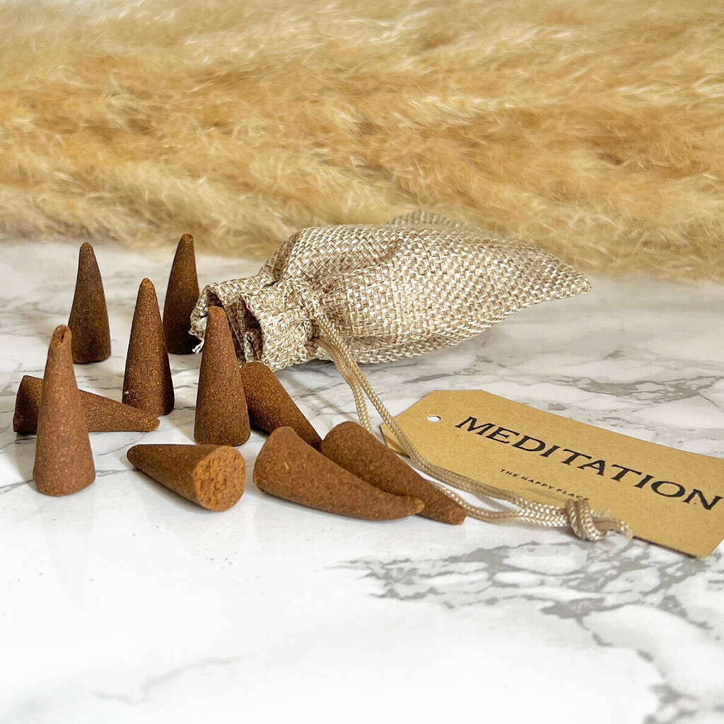 Meditation Incense Cones For Soothing And Relaxing By The Happy Place