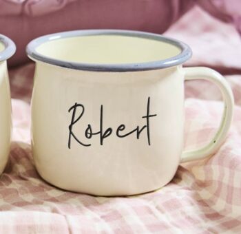 Valentine's Day Personalised Enamel Mug, 5 of 6