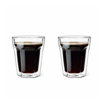 Double Walled Glass Traditional Style Coffee Cup Sets, 3 of 5