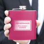 'Fatherhood Is A Whisky Business' Hip Flask, thumbnail 8 of 8