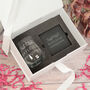 Personalised Floral Divide Stemless Glass And Coaster Gift Set, thumbnail 1 of 5