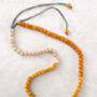 Ombre Wooden Bead Necklace, thumbnail 1 of 4