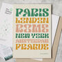 Personalised Travel Locations Typographic Print, thumbnail 3 of 5