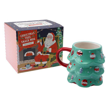 Christmas Tree Snack Mug With Gift Box, 2 of 8