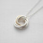 50th Gold And Silver Necklace, thumbnail 2 of 11