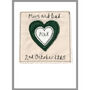 Personalised Emerald 55th Wedding Anniversary Card, thumbnail 7 of 12
