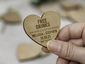 Save The Date Personalised Fridge Magnet Wedding Invite, 12 of 12