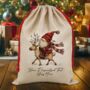Personalised Christmas Gonk Gnome Gift Sack, thumbnail 10 of 12
