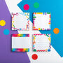 Set Of Four Rainbow Sticky Notes Pads, thumbnail 1 of 6