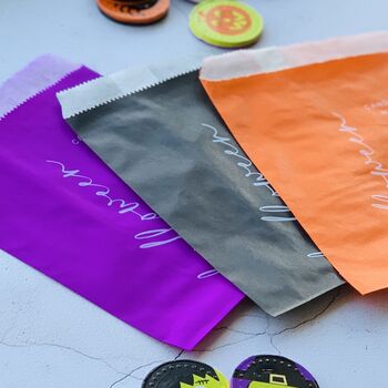Halloween Paper Treat Party Sweet Bag Set Of 10, 2 of 3