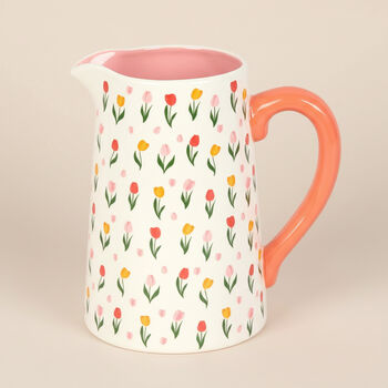 Summer Tulip Flower Vase Jug Floral Gift For Mum, 2 of 5