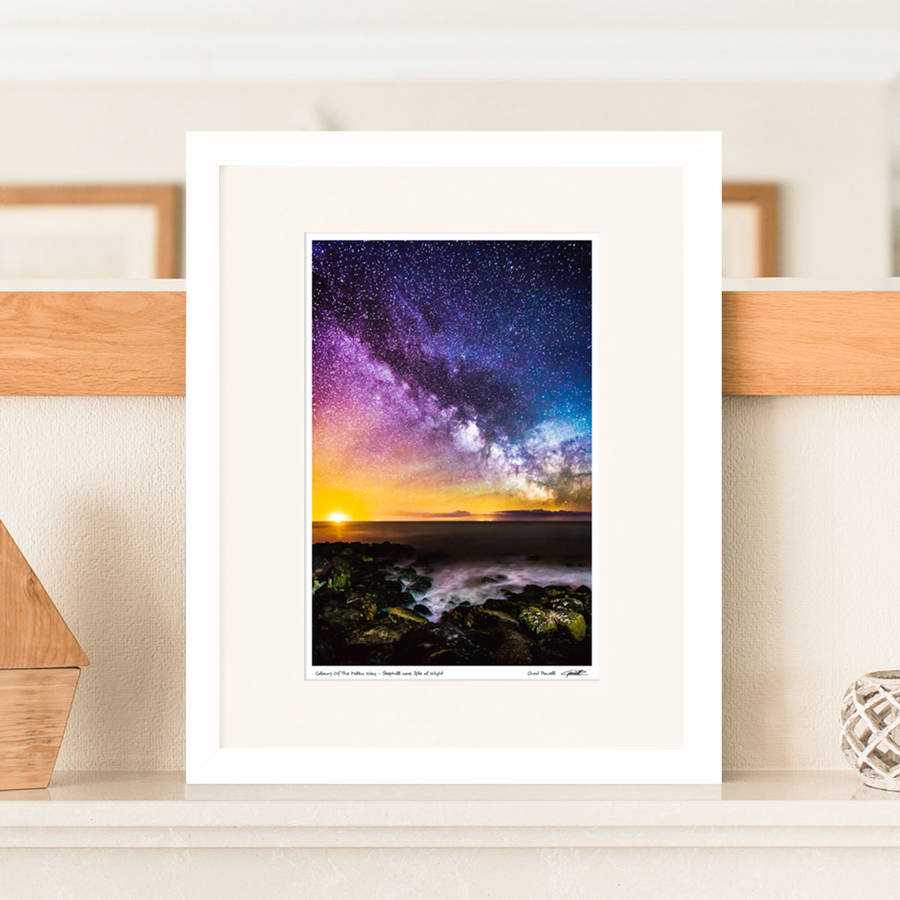 'colours of the milky way' night sky print by chad powell photography ...