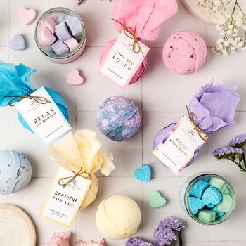 Relax You Deserve It Lavender Luxury Bath Bomb Gift, 4 of 5