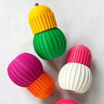 Bulb Salt And Pepper Mill Grinder Pop Art Design, 3 of 12