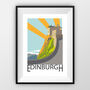 Edinburgh Castle Art Print, thumbnail 1 of 5