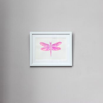 Dragonfly Watercolour Print, 3 of 3