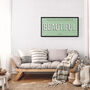 Personalised Word Sign Print With Optional Messages, thumbnail 10 of 12