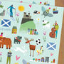 Scottish Wrapping Paper Two Sheets, thumbnail 2 of 5
