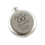 Personalised Happy Number Hip Flask For Birthday, thumbnail 3 of 5