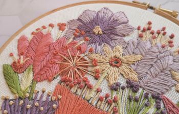 Blooms Floral Embroidery Pattern, 4 of 7