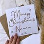 Merry Christmas Nana! Special Christmas Card, thumbnail 3 of 5