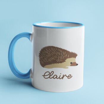 Hedgehog Personalised Mug, 3 of 5
