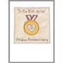 Personalised Gold Medal 50th Anniversary Card, thumbnail 11 of 11