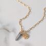The En Pointe Duo Pyrite Necklace, thumbnail 1 of 9