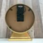 Gold Distressed Moving Gears Mantel Clock Roman Numeral, thumbnail 6 of 8
