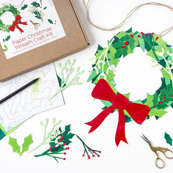 Christmas Wreath Craft Kit, 6 of 9