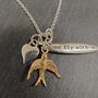 Sterling Silver Come Fly With Me Charms Necklace, thumbnail 4 of 4