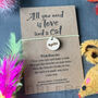 All You Need Is Love And A Cat Wish Bracelet, thumbnail 5 of 8