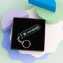 Personalised Fluorescent Spotify Code Keyring With Initials, thumbnail 2 of 6