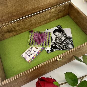 Personalised Wooden Memories Box, 8 of 10