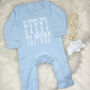 My Favourite Things Personalised Baby Rompersuit, thumbnail 3 of 6