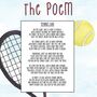 Tennis Dad Fathers Day Card, thumbnail 2 of 3