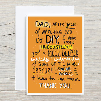 Funny Diy Father's Day Card, 4 of 4