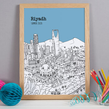 Personalised Riyadh Print, 7 of 9