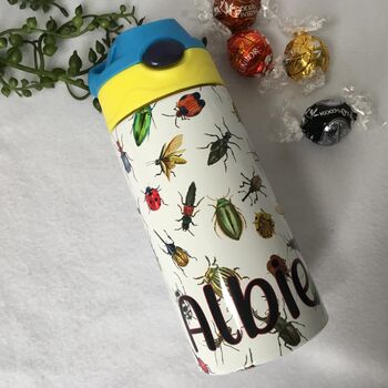 Personalised Insects Bugs Kids Water Bottle, 6 of 12