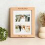 Personalised Solid Oak Double Photo Frame With Mount, thumbnail 1 of 10
