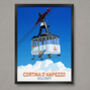 Cortina D'ampezzo Ski Resort Poster, thumbnail 1 of 6