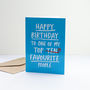 Funny Birthday Card Top 18 People, thumbnail 1 of 2