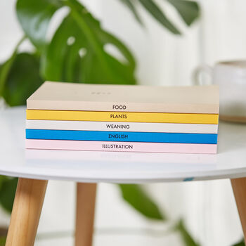 Personalised A5 Faux Leather Notebook, 9 of 11