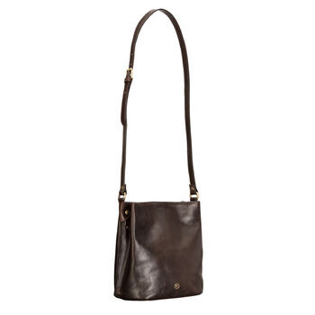 Women's Italian Leather Bucket Bag Handbag 'Palermo', 9 of 12