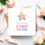 Star Legend Thank You Teacher Card, Key Worker Appreciation End Of Term Gift, thumbnail 1 of 2