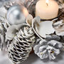 White Christmas Triple Candle Holder, thumbnail 4 of 6