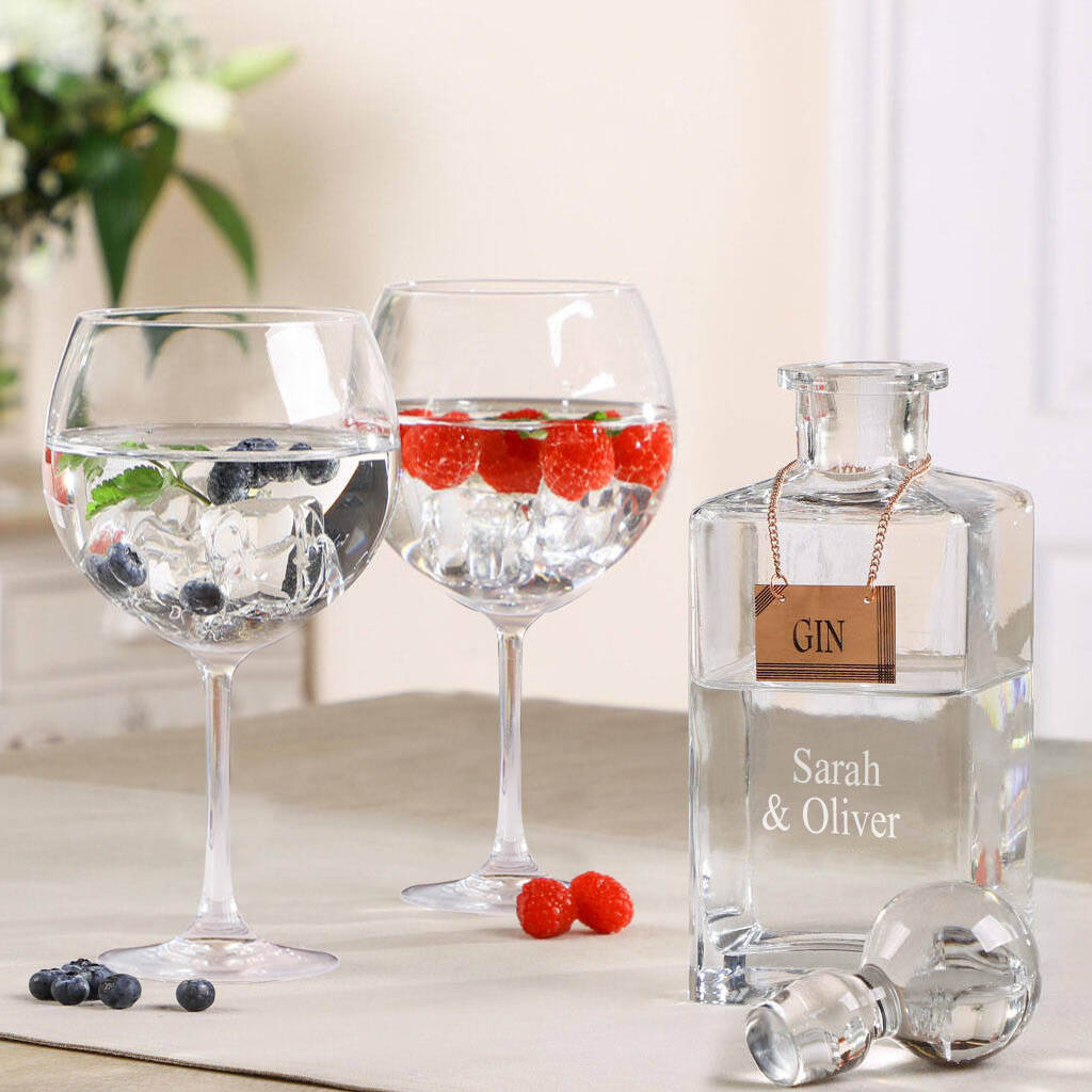 Personalised Luxury Gin Lover's Gift Set By Dibor | Notonthehighstreet.com