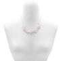 Rose Quartz Gemstone Beaded Necklace, thumbnail 4 of 5