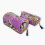 Giraffe Print Cotton Small Make Up Bag With Waterproof Lining, thumbnail 2 of 2