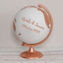 Personalised Couples Hand Painted Globe, thumbnail 2 of 7